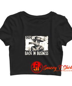 Back In Business Medieval Plague Doctor Crop Top Shirt