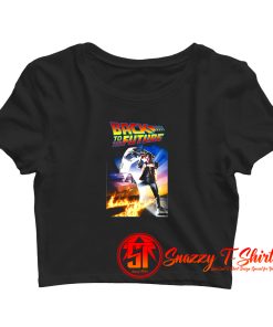 Back To The Future Vintage Crop Top Shirt