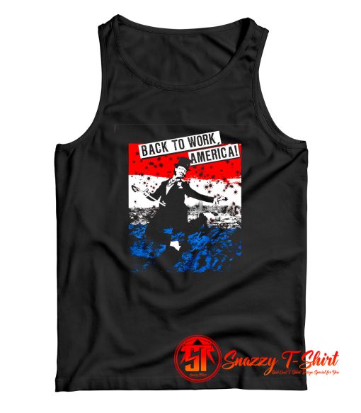 Back to Work America Tank Top