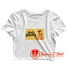 Bad Bunny Black and yellow Crop Top Shirt