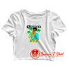 Bad Bunny x Corona Beer Summer Beach Crop Top Shirt