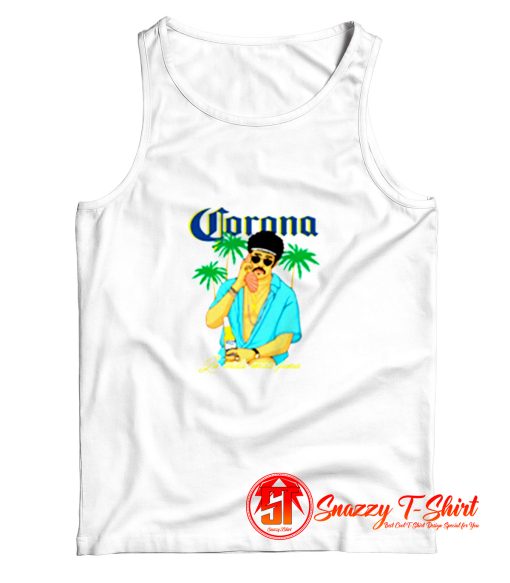 Bad Bunny x Corona Beer Summer Beach Tank Top