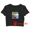 Bad Santa Christmas Funny Crop Top Shirt