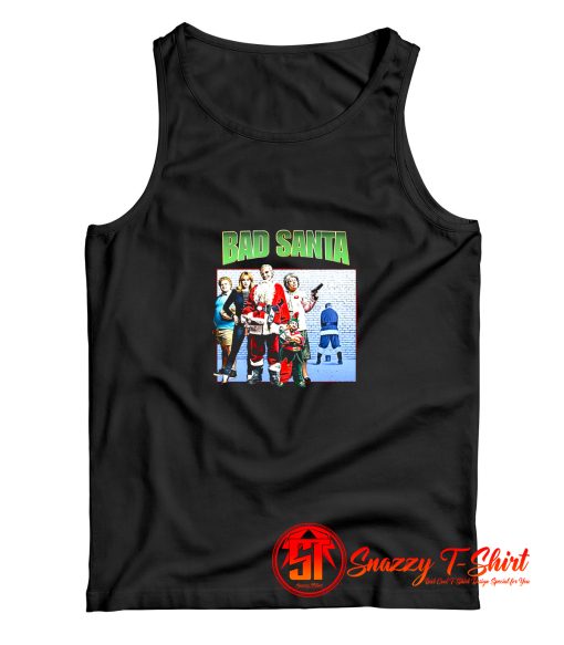 Bad Santa Christmas Funny Tank Top