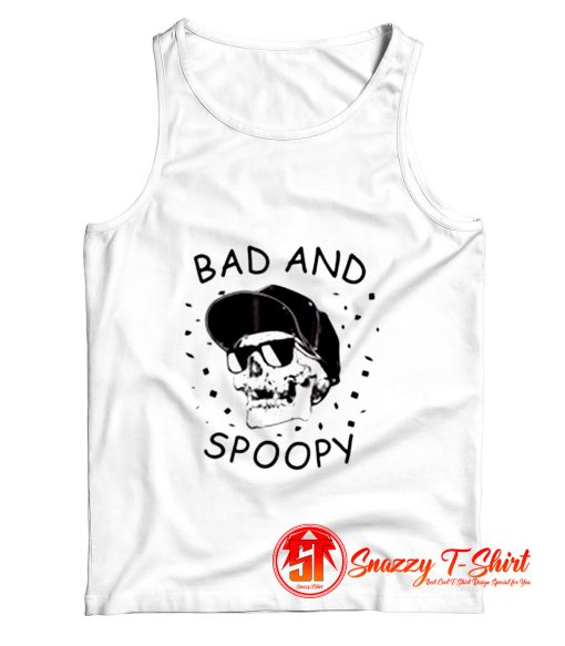 Bad and Spoopy Retro Skull Tank Top