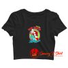 Bad santa Happy Holiday Christmas Crop Top Shirt