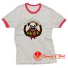 Bah Hum Pug Funny Christmas Pun for Pug Lovers Ringer Tee