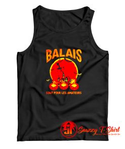 Balais sont pour les amateurs lady pumpkin Halloween Tank Top