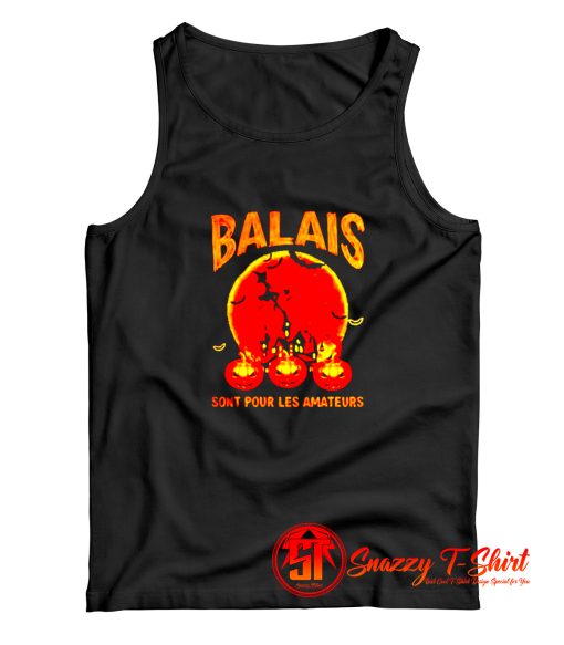 Balais sont pour les amateurs lady pumpkin Halloween Tank Top