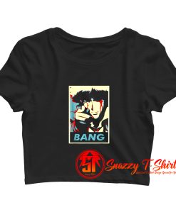 Bang Spike Spiegel Cowboy Bebop Anime Crop Top Shirt