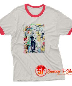 Banksy Einstein Love Is The Answer Ringer Tee