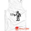 Banksy Robot Barcode Tank Top