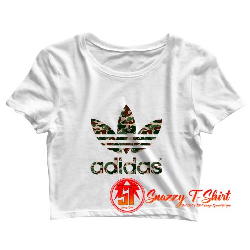 Bape Camo Adidas Crop Top Shirt