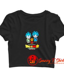 Bape x Dragonball Super Goku Vegeta Crop Top Shirt