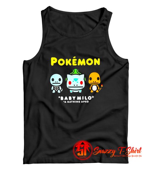 Bape x Pokemon Coloured Starter Tank Top