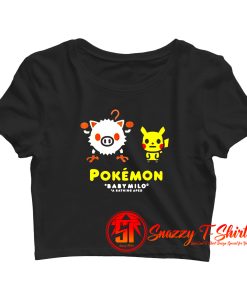 Bape x Pokemon Mankey Crop Top Shirt