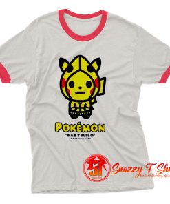 Bape x Pokemon Pikachu Ringer Tee