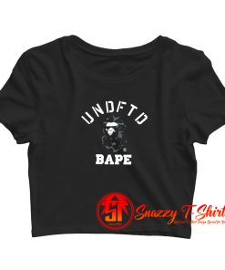 Bape x Undefeated College Crop Top Shirt