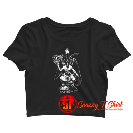 Baphomet Crop Top Shirt