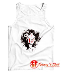 Baphomet Girl Horns Satan Satanic Goth Gothic Cyber Punk Cyberpunk Tank Top