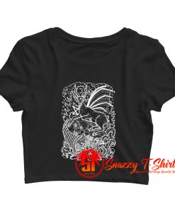 Baphometh Sabbatic Goat the Devil Crop Top Shirt