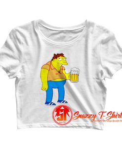 Barney Gumble Crop Top Shirt