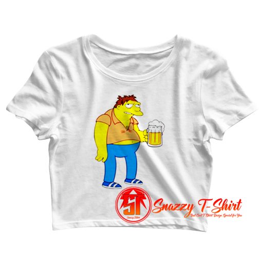 Barney Gumble Crop Top Shirt