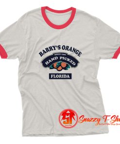 Barrys Orange hand picked florida Ringer Tee