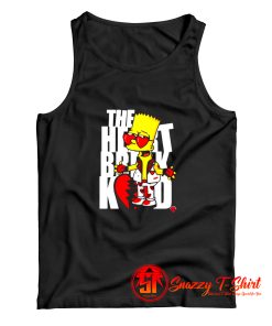 Bart Break Kid Heart Funny Cartoon Tank Top