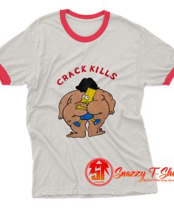 Bart Crack Kills Ringer Tee