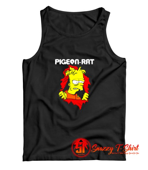 Bart Pigeon Rat Hugo Ripper Tank Top