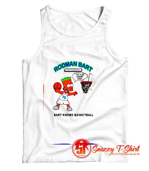 Bart Simpson Bootleg Basket Ball Tank Top