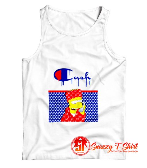 Bart Simpson Cash champ Tank Top