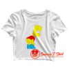 Bart Simpson Crop Top Shirt