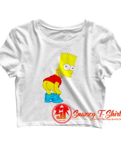 Bart Simpson Crop Top Shirt