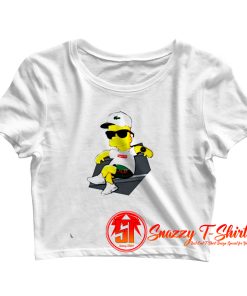 Bart Simpson Lacoste Gucci Supreme Crop Top Shirt