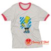 Bart Simpson Off White Ringer Tee