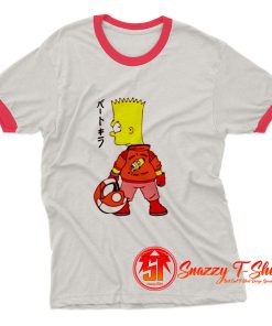 Bart Simpson x Biker Kaneda Akira Movie Ringer Tee