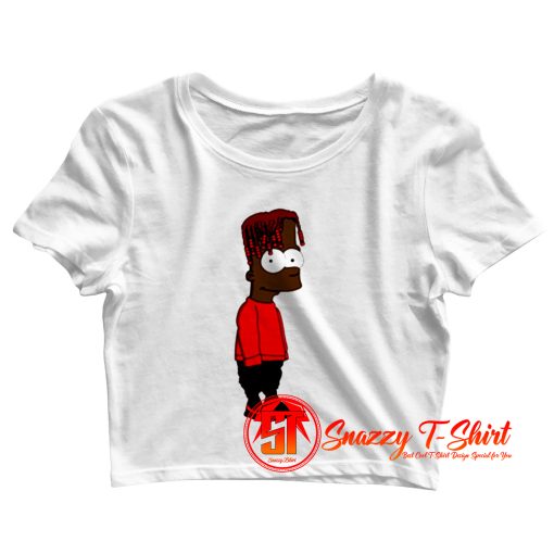 Bart simpson lil yachty Crop Top Shirt