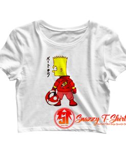 Bart x Biker Kaneda Akira Crop Top Shirt