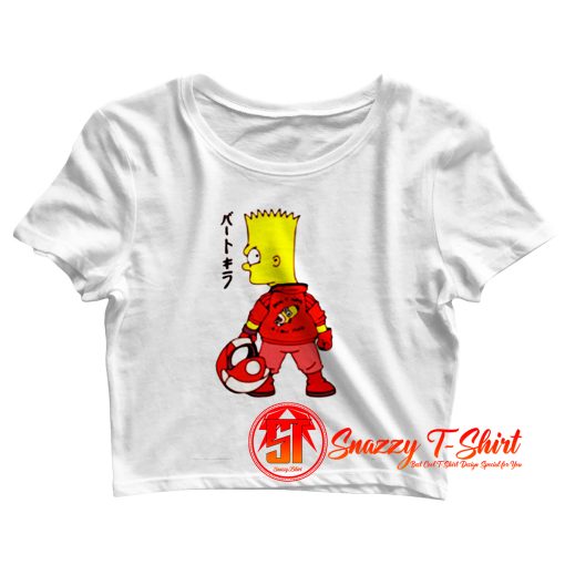 Bart x Biker Kaneda Akira Crop Top Shirt