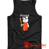 Baseball Bat Piggy Character Tank Top