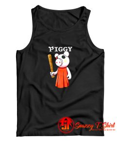 Baseball Bat Piggy Character Tank Top