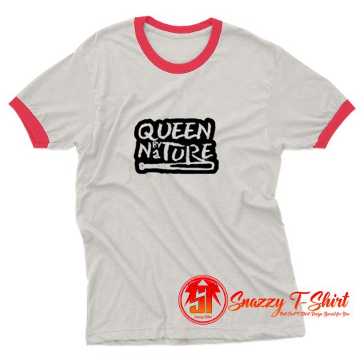 Baseball Bat Queen By Nature Ringer Tee