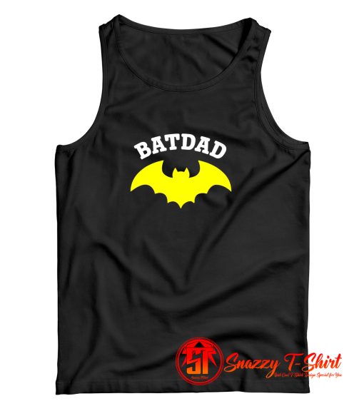 Batdad Halloween Horror Dad Father Papa Tank Top