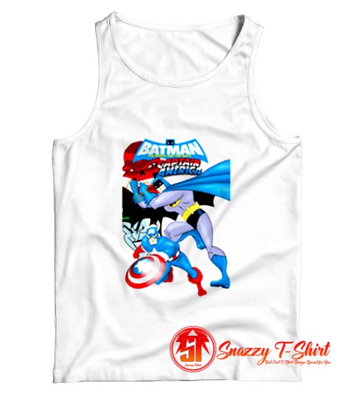 Batman Captain America Tank Top