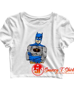 Batman John Lennon Glasses Imagine Gotham Mashup Pop Crop Top Shirt