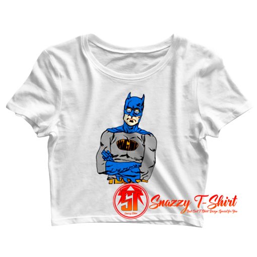 Batman John Lennon Glasses Imagine Gotham Mashup Pop Crop Top Shirt