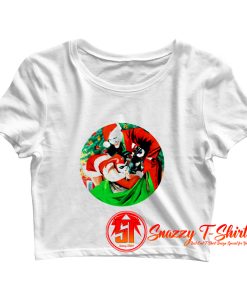 Batman Joker and Harley Quinn Funny Crop Top Shirt