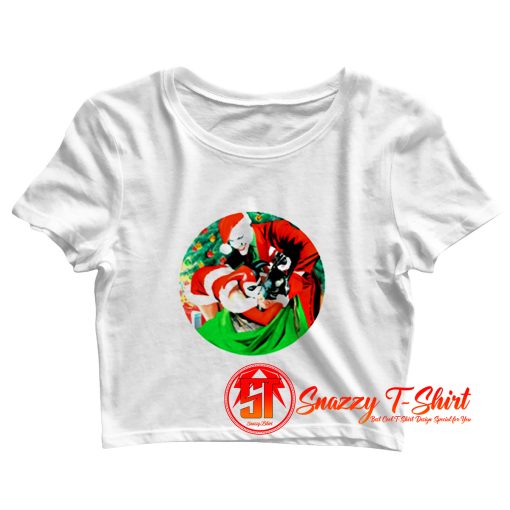 Batman Joker and Harley Quinn Funny Crop Top Shirt